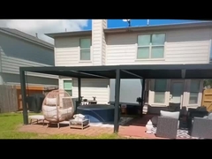 Langlebige und stilvolle Aluminiumpergola mit Metalldach: Ihre perfekte Oase im Freien