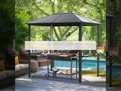 Stilvolle und robuste Hardtop-Gazebos aus Aluminium: Ihr ganzes Jahr langes Outdoor-Abenteuer